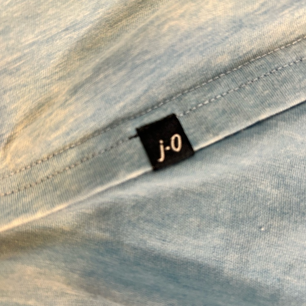 Johnnie-O Blue Henley Polo Shirt Short Sleeve Pocket Golf Men XL - Picture 9 of 11